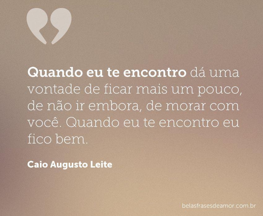 Um Dia Eu Te Encontro Nessas Suas Voltas