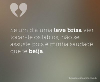 Frases sobre beijo